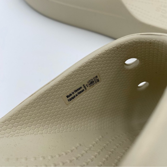 Crocs Iconic Comfort Classic Platform Slip On Open Toe Sandals Slides Size 10 - Picture 3 of 9